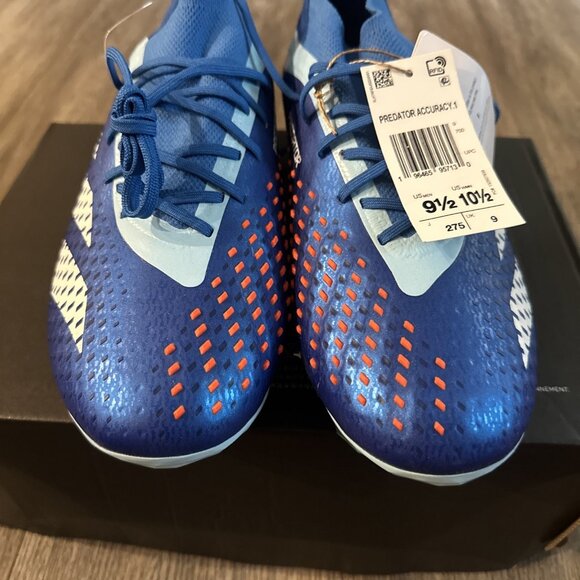 Adidas Predator Accuracy.1  FG Soccer Cleats Men’s Size 9.5  GZ0038 No Lid main image 7
